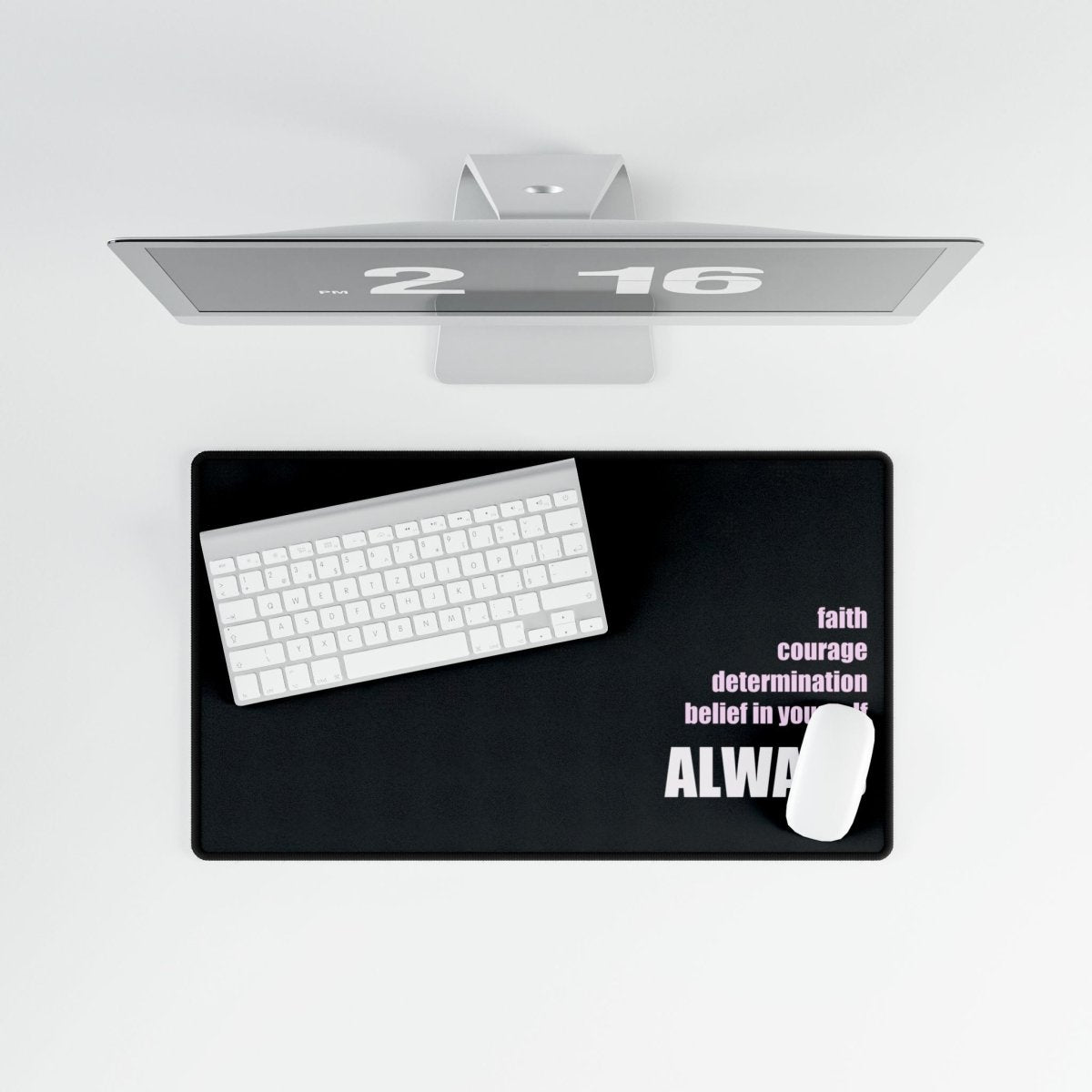 Always Positive Affirmation Messages Desk Mat Mindfulness XL Mousepads