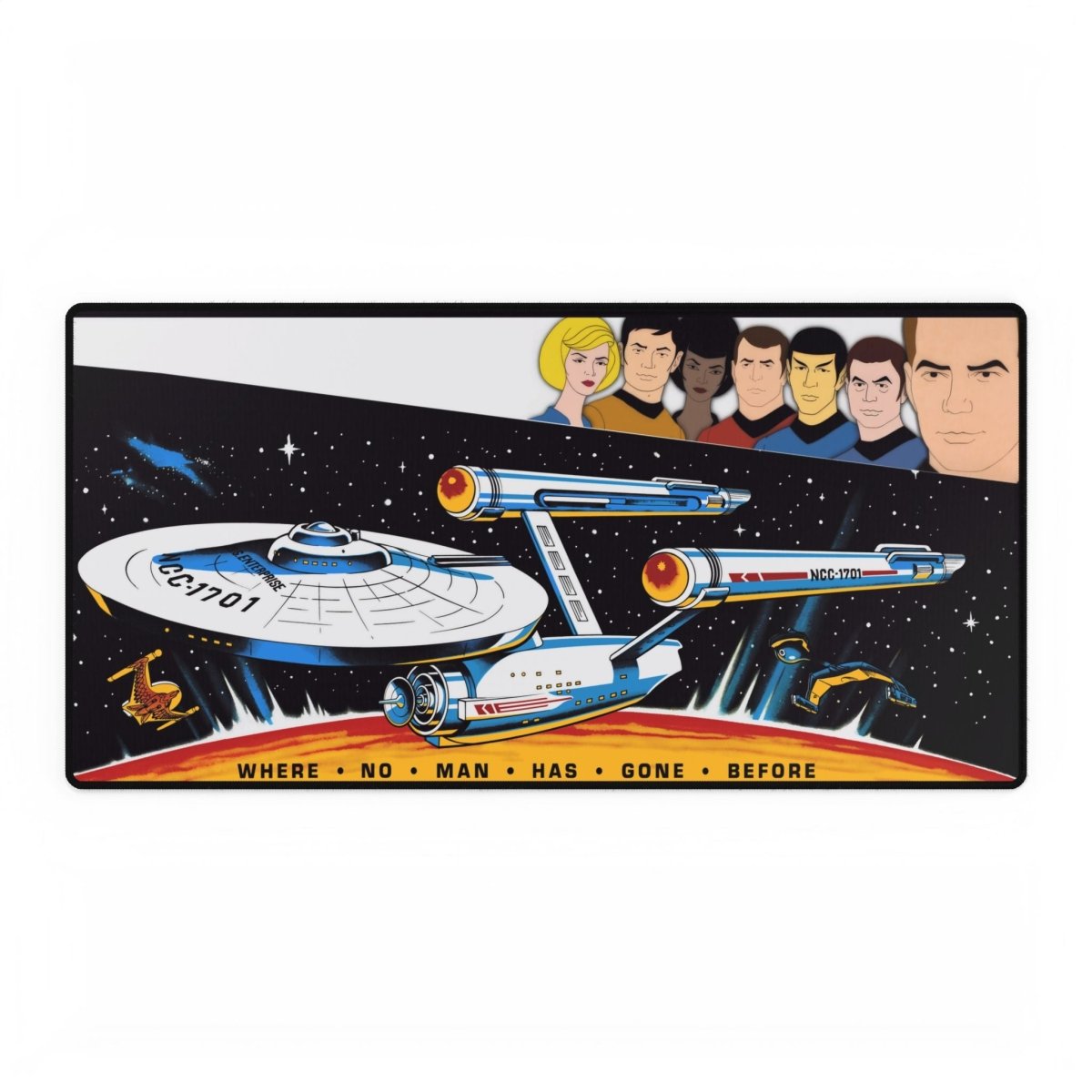 Animated Series, ST: TOS Desk Mat Sci - Fi, TV & Movies XL Mousepads