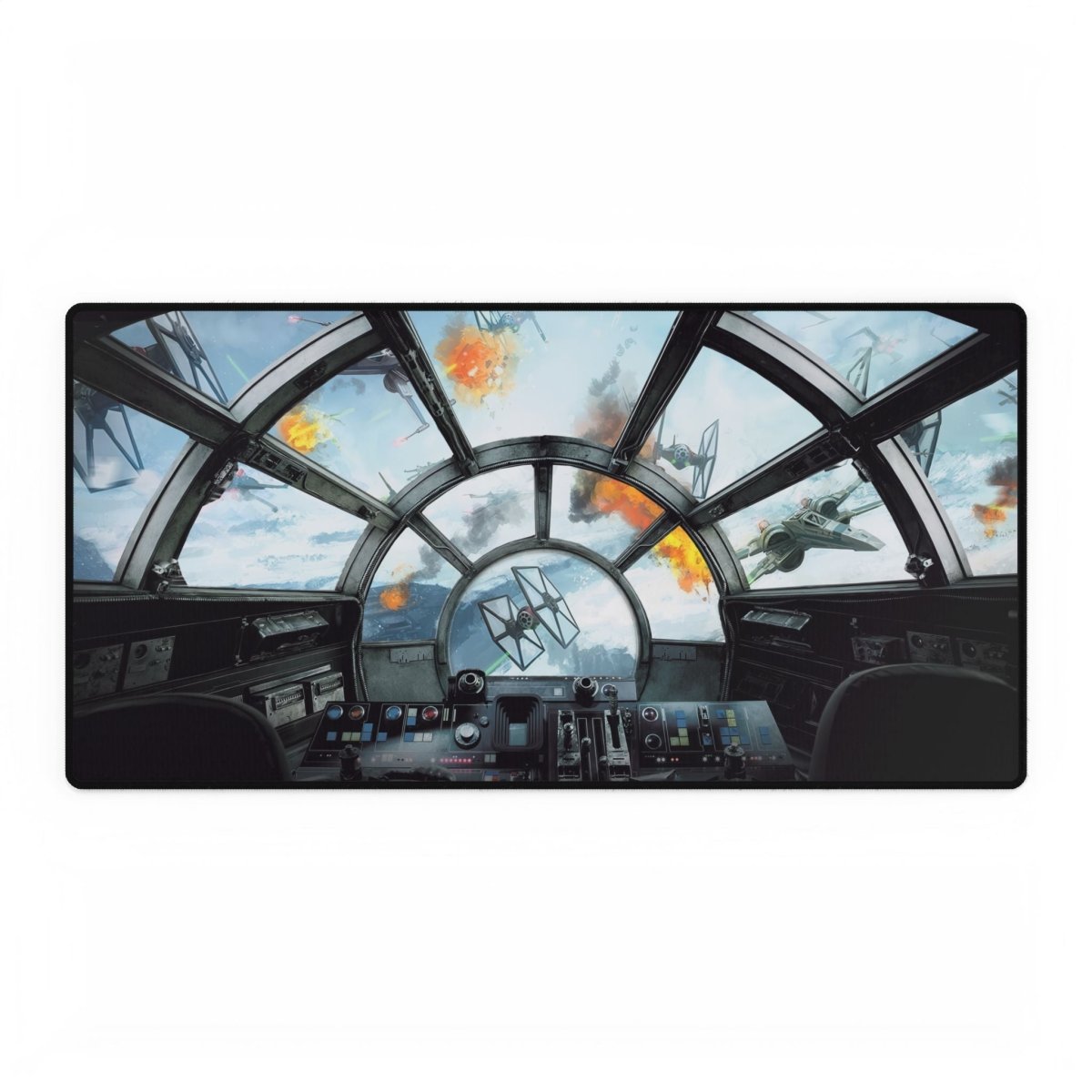 Battles of Millennium Falcon #3 Desk Mat Sci - Fi, TV & Movies XL Mousepads