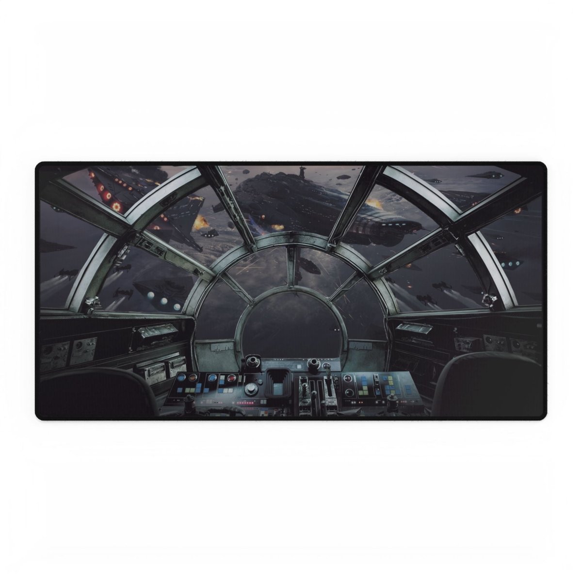 Battles of the Millennium Falcon #1 Desk Mat Sci - Fi, TV & Movies XL Mousepads