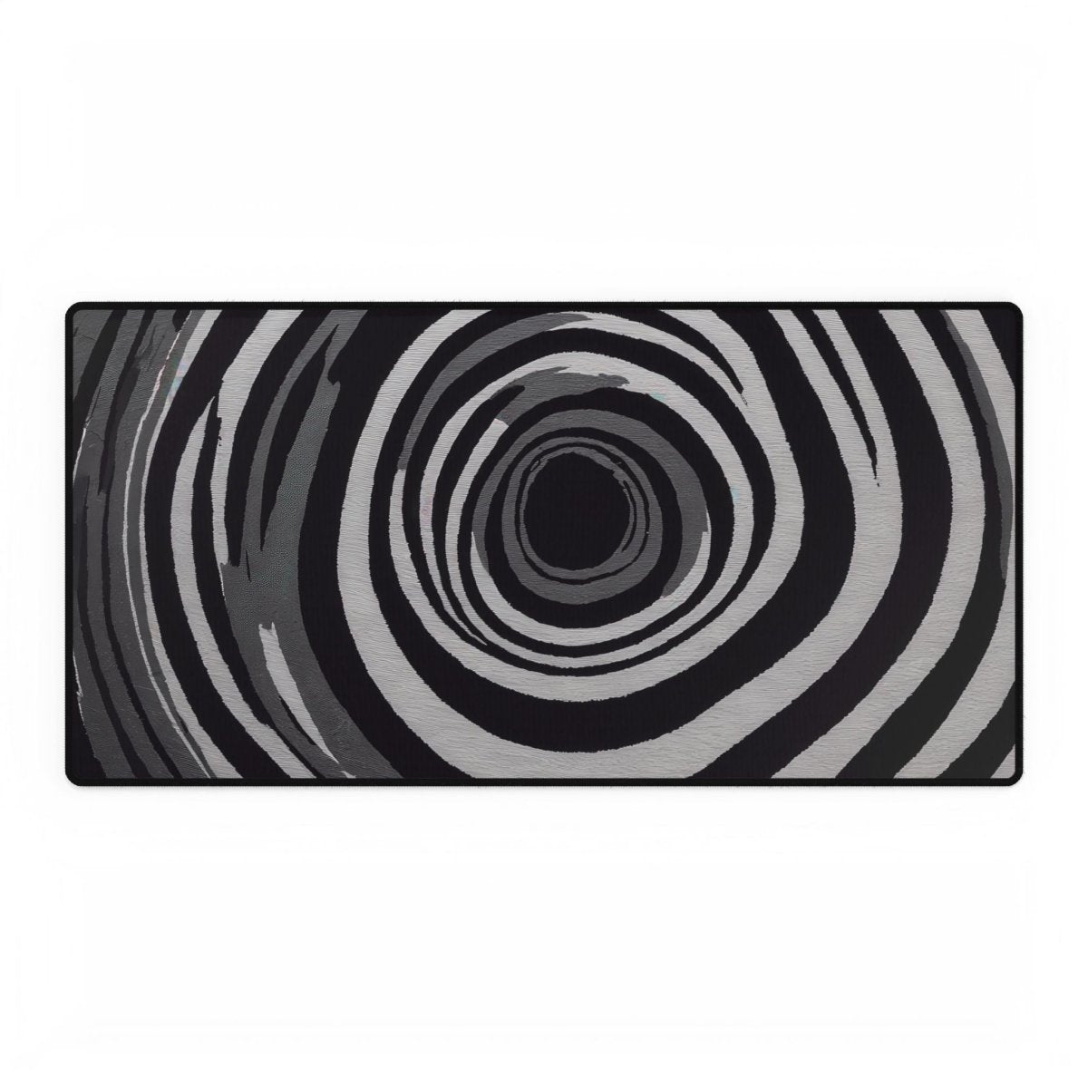 Black and White Swirl Desk Mat Shapes & Patterns XL Mousepads