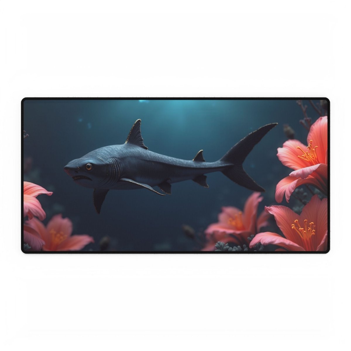 Black Shark Desk Mat Aquatic Fish XL Mousepads