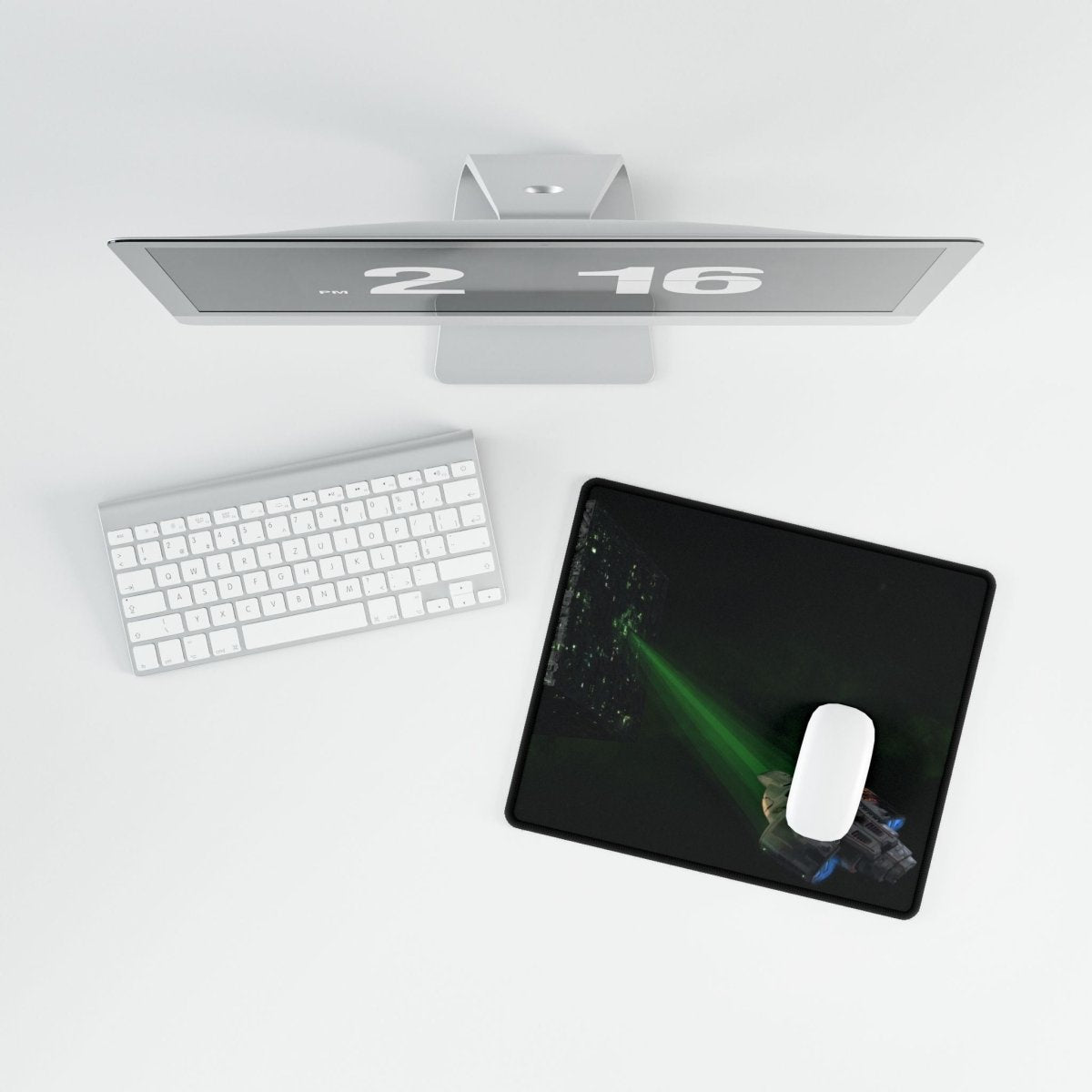 Borg Cube meets Defiant, ST: DS9 Desk Mat Sci - Fi, TV & Movies XL Mousepads