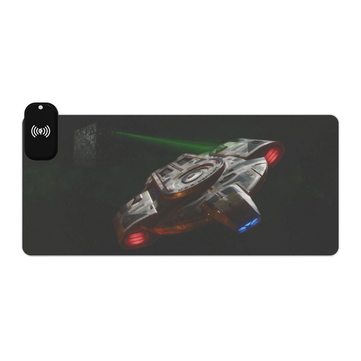 Borg vs Defiant, Wireless Charging LED + Wireless Charging XL Mousepads