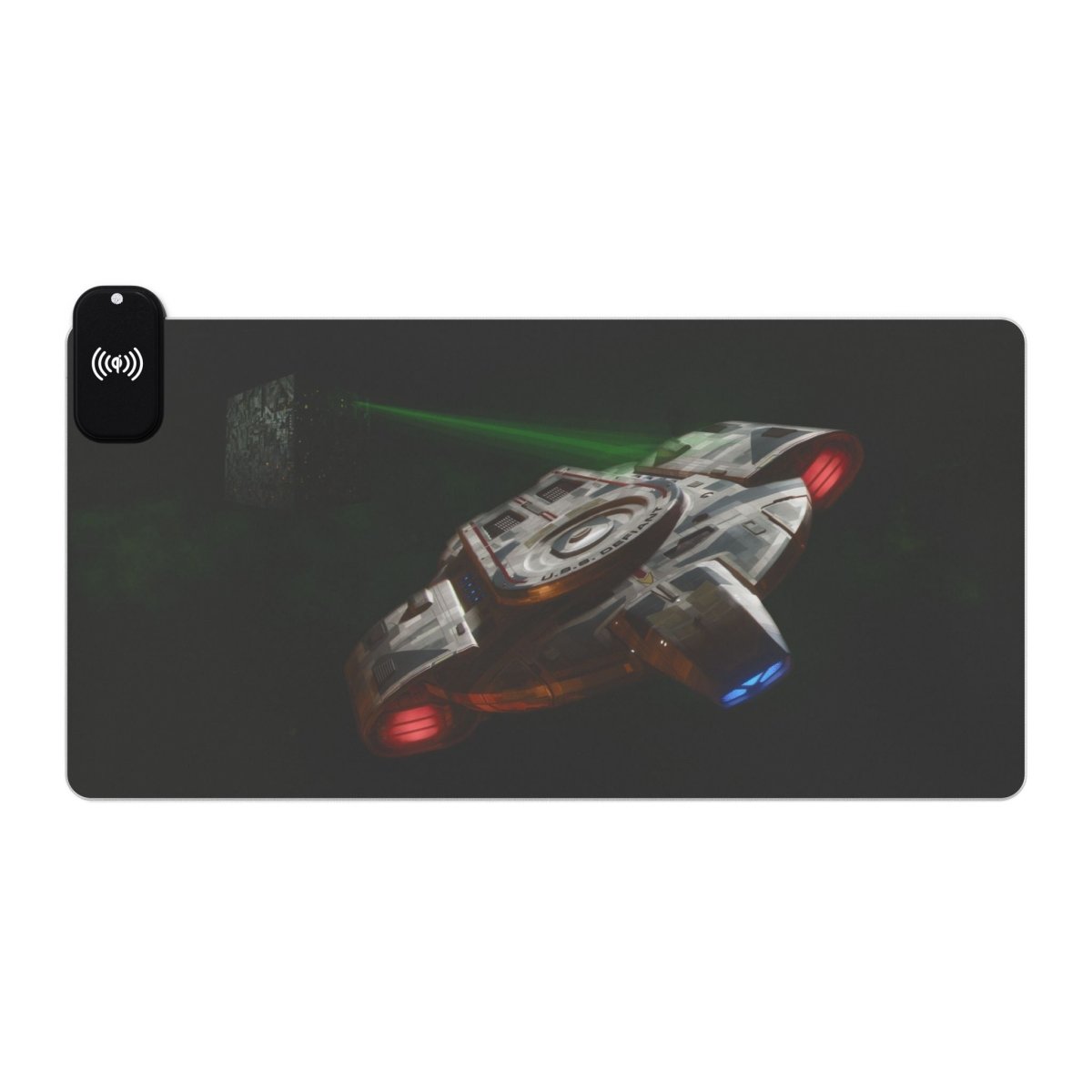 Borg vs Defiant, Wireless Charging LED + Wireless Charging XL Mousepads