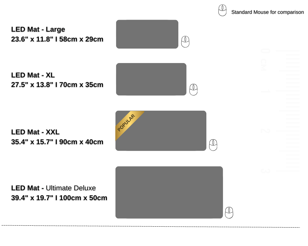 Borg vs Defiant, Wireless Charging LED + Wireless Charging XL Mousepads