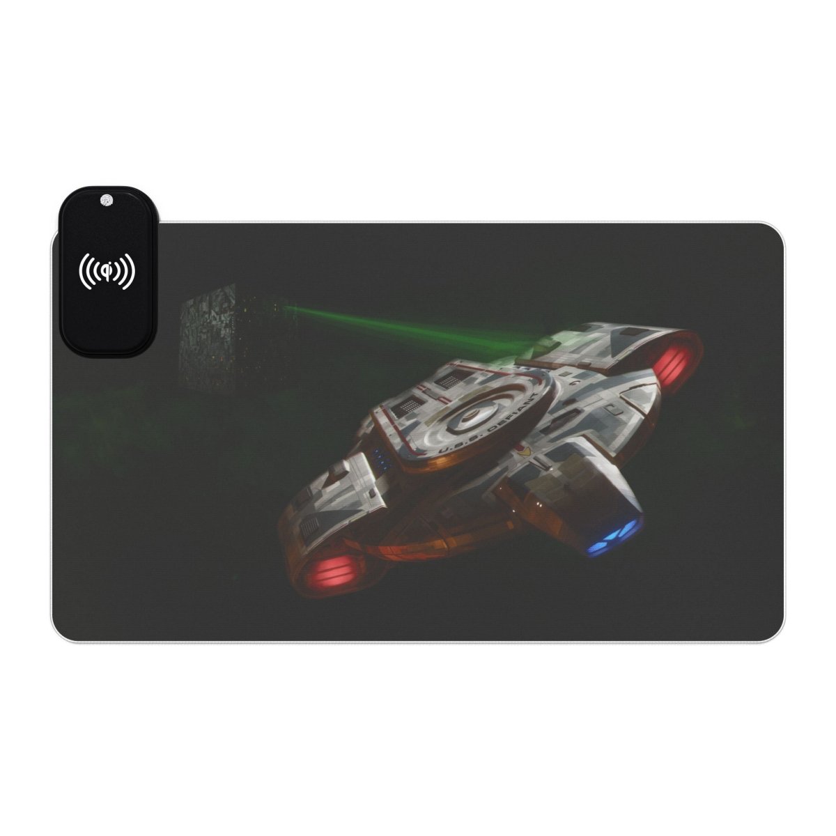 Borg vs Defiant, Wireless Charging LED + Wireless Charging XL Mousepads