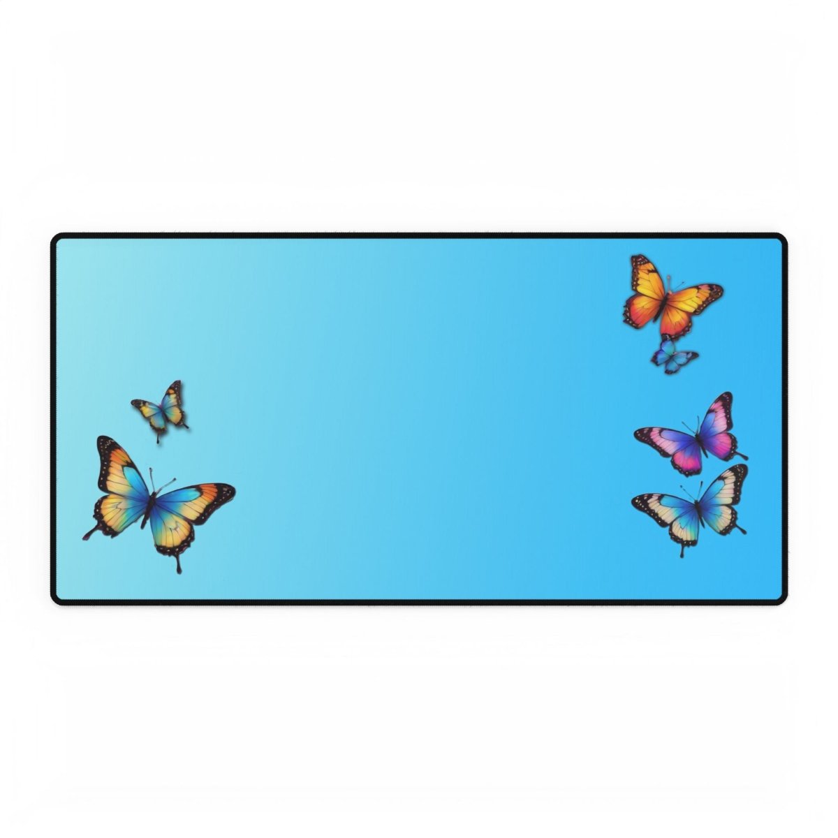 Butterfly Blue Desk Mat Bling & Glamour XL Mousepads