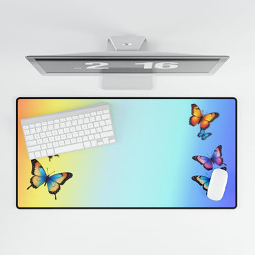 Butterfly Rainbow Desk Mat Bling & Glamour XL Mousepads