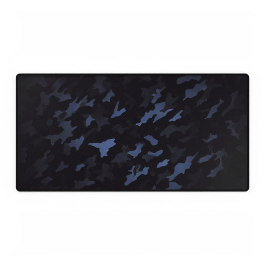 Camouflage, Black Grey Desk Mat Shapes & Patterns XL Mousepads