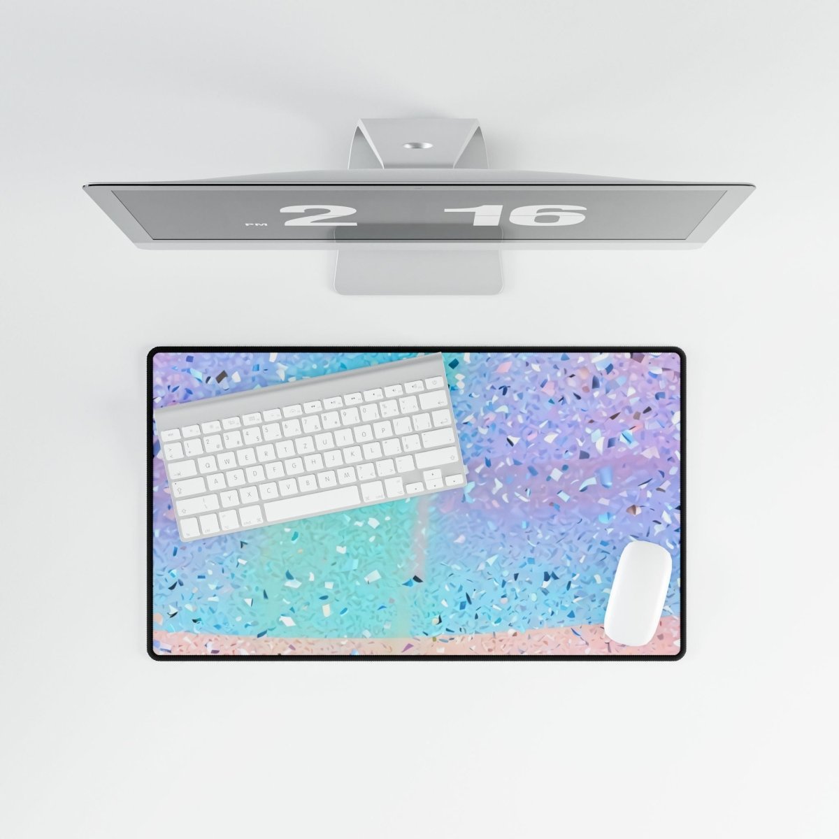 Confetti Rainfall Desk Mat Shapes & Patterns XL Mousepads