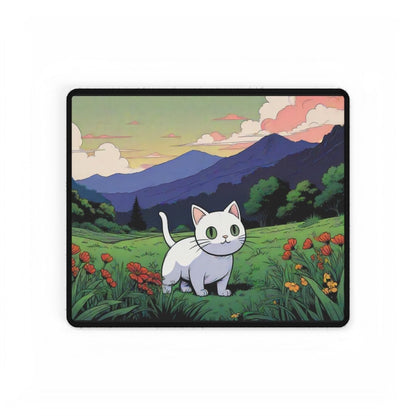 Cute Cat Kawaii, Cartoon Anime Desk Mat Japanese Cute XL Mousepads