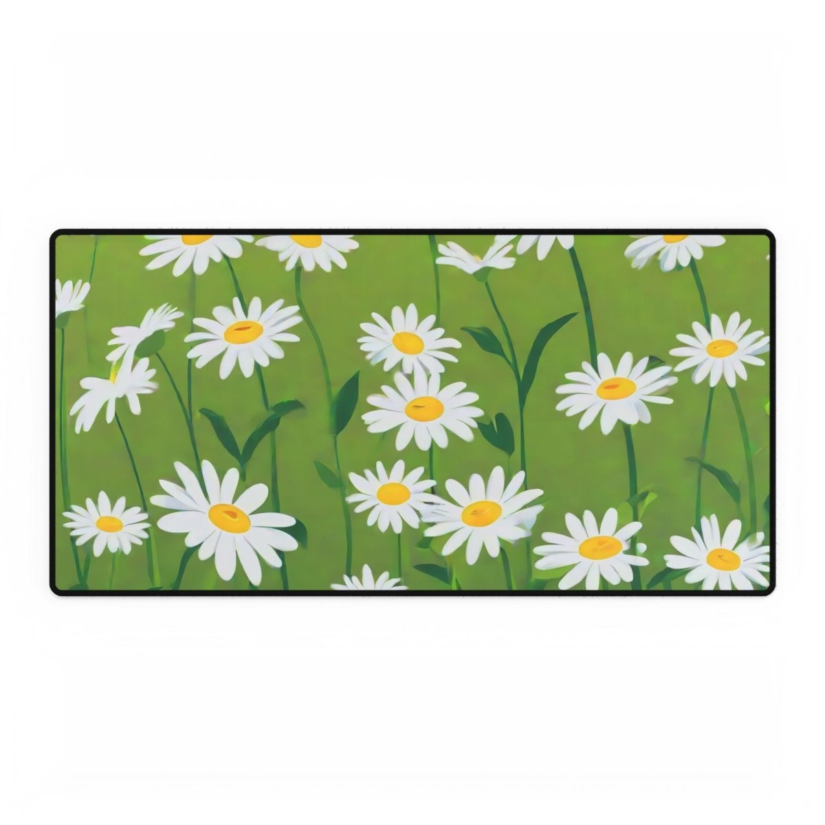 Daisy Green Desk Mat Floral Botanic XL Mousepads