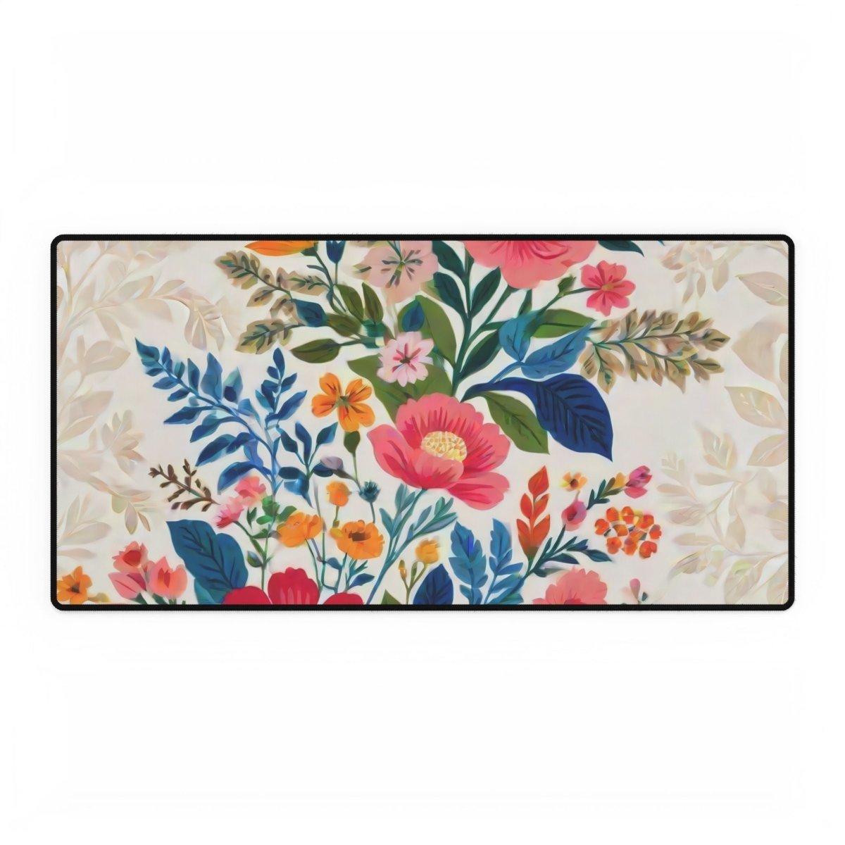 Floral Fabric Desk Mat Shapes & Patterns XL Mousepads