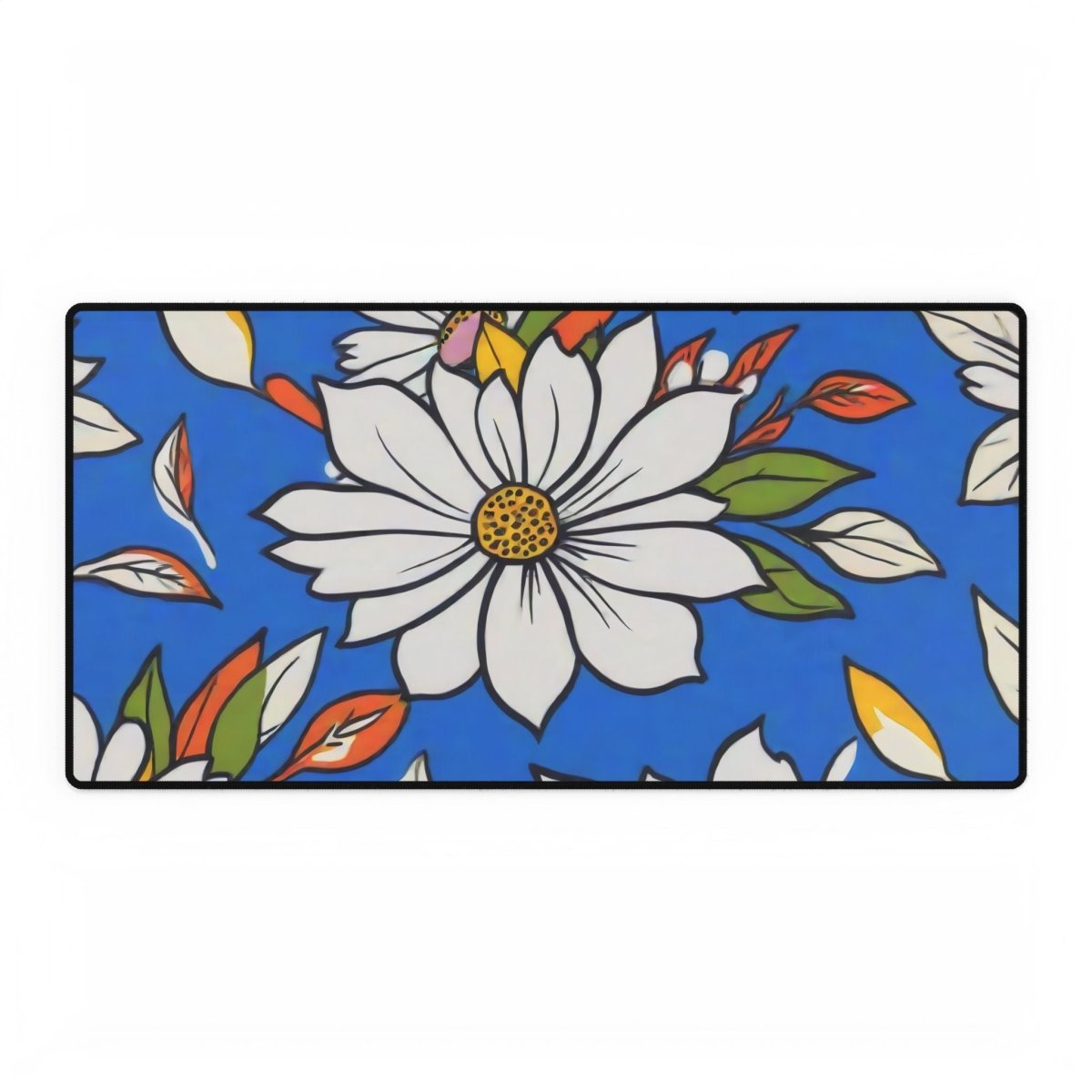 Floral Fieldscape Daisy Desk Mat Floral Botanic XL Mousepads