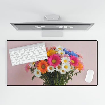 Fresh Flowers Bouquet Desk Mat Floral Botanic XL Mousepads