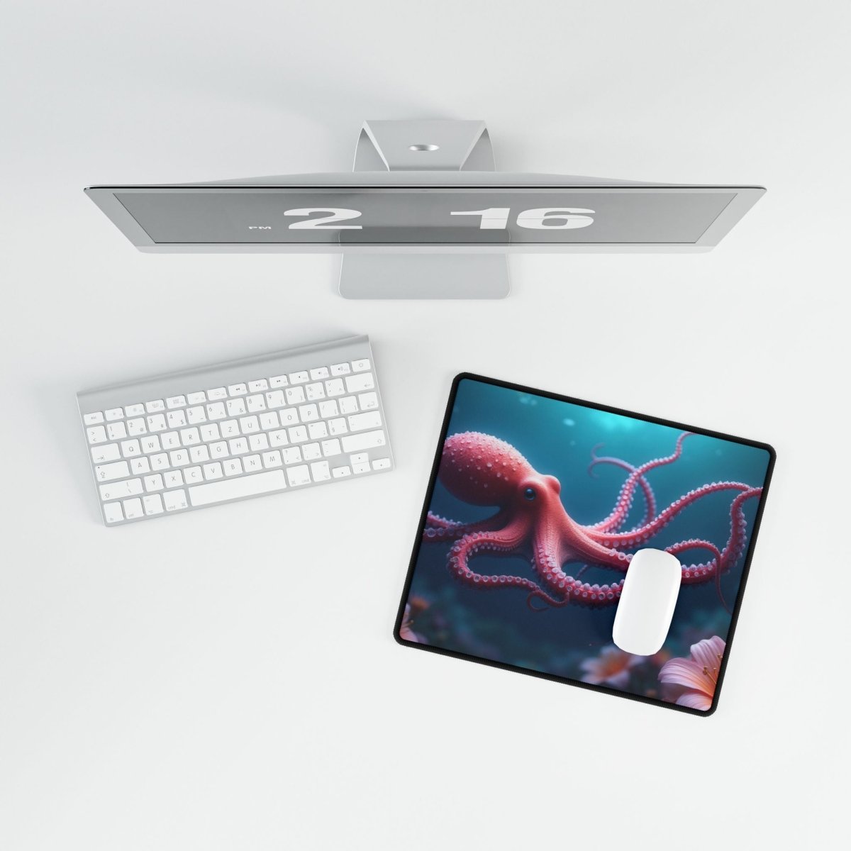 Giant Squid Underwater Art Desk Mat Aquatic Fish XL Mousepads