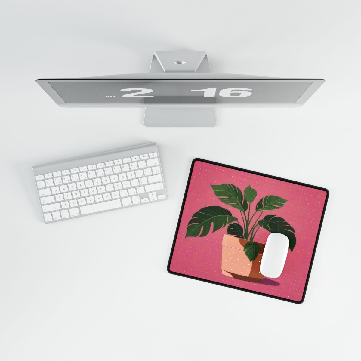 Green Serenity, Pink Desk Mat Bling & Glamour XL Mousepads