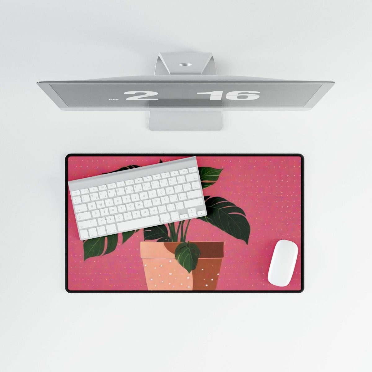 Green Serenity, Pink Desk Mat Bling & Glamour XL Mousepads