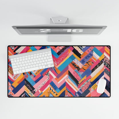 Jagged Lines, Pastel Desk Mat Bling & Glamour XL Mousepads