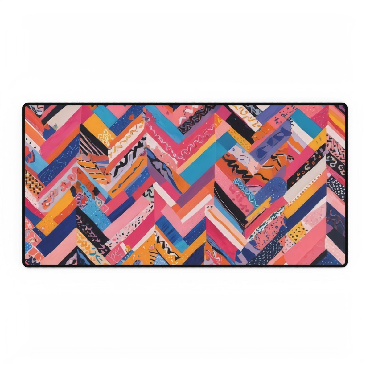 Jagged Lines, Pastel Desk Mat Bling & Glamour XL Mousepads