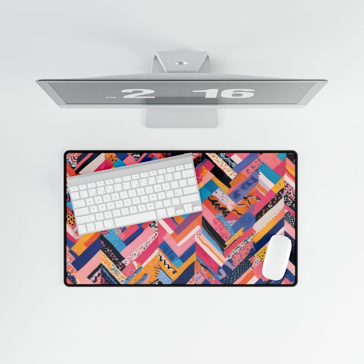 Jagged Lines, Pastel Desk Mat Bling & Glamour XL Mousepads