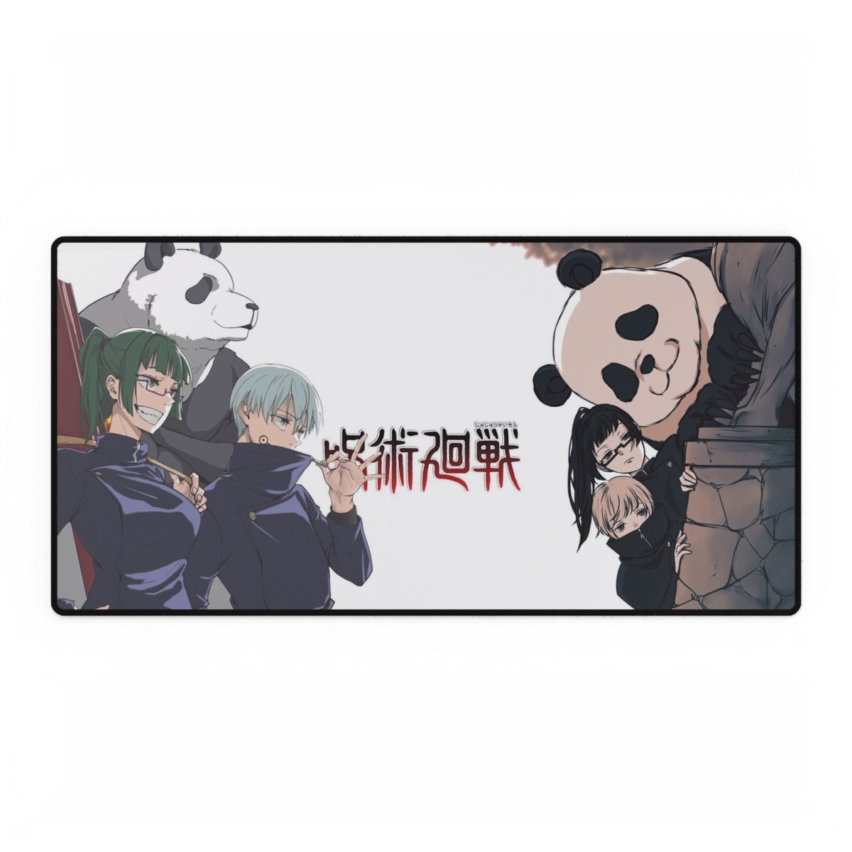 Jujutsu Kaisen with Panda and team Desk Mat Anime & Manga XL Mousepads