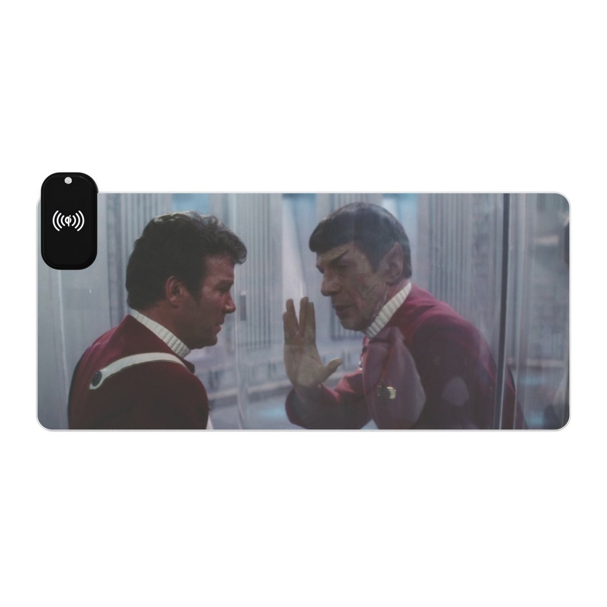 Kirk Spock, Wireless Charging LED + Wireless Charging Sci - Fi, TV & Movies XL Mousepads