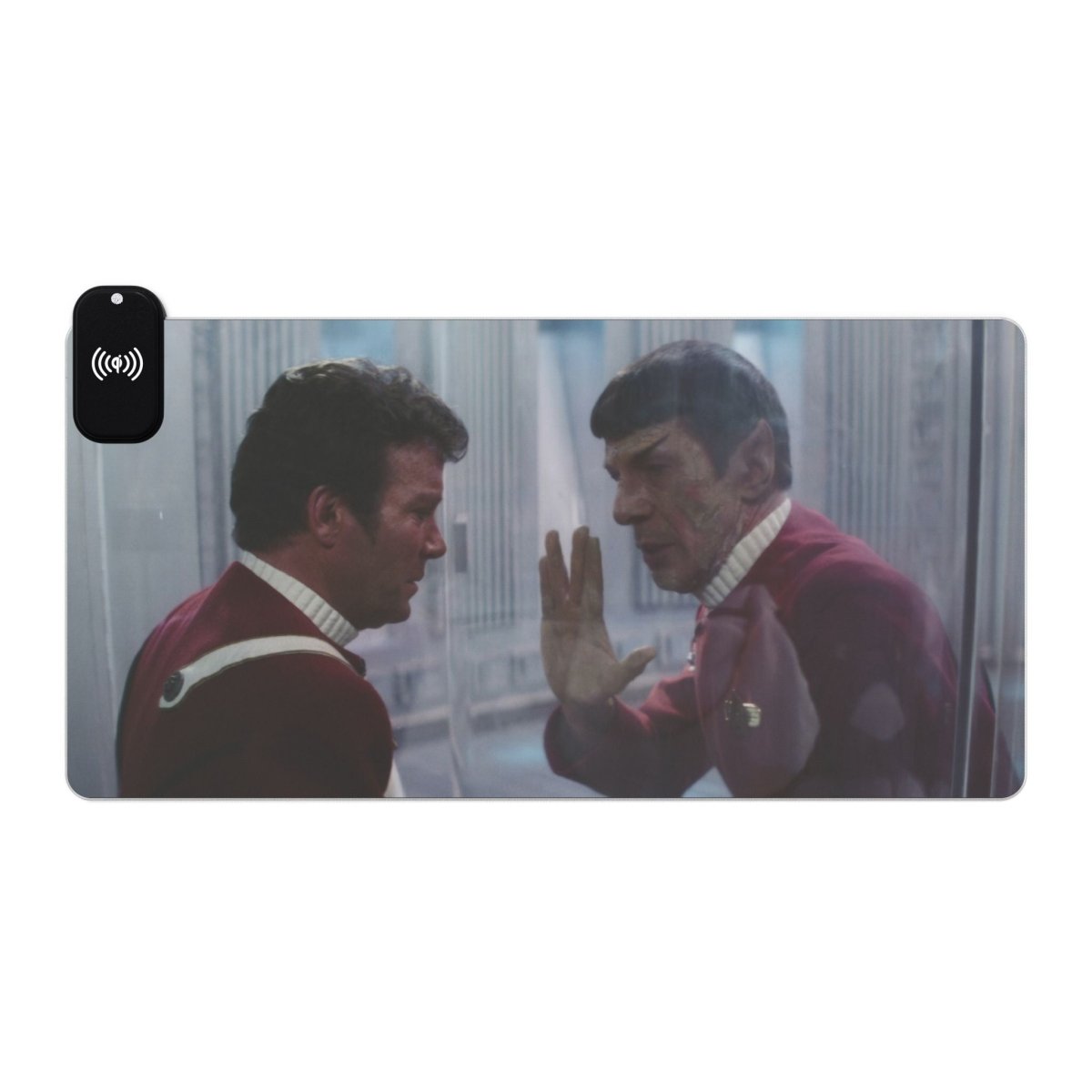 Kirk Spock, Wireless Charging LED + Wireless Charging Sci - Fi, TV & Movies XL Mousepads