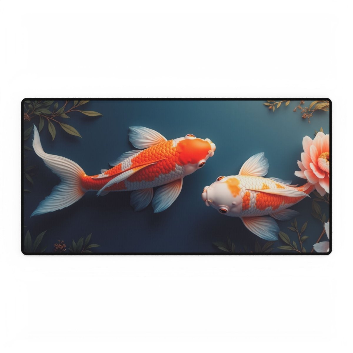 Koi Fish in Ocean Desk Mat Aquatic Fish XL Mousepads