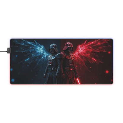 Light and Darkside of Vader LED LED Light - Up Sci - Fi, TV & Movies XL Mousepads