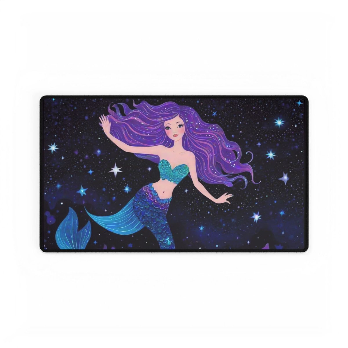 Mermaid, Ocean Blue Desk Mat Children's XL Mousepads