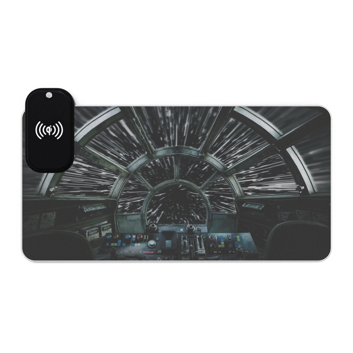 Millennium Falcon View, Wireless Charging LED + Wireless Charging XL Mousepads