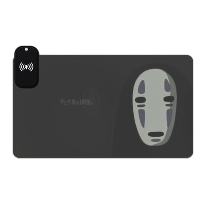 No Face Blk, Wireless Charging LED + Wireless Charging XL Mousepads