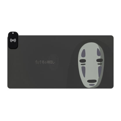 No Face Blk, Wireless Charging LED + Wireless Charging XL Mousepads