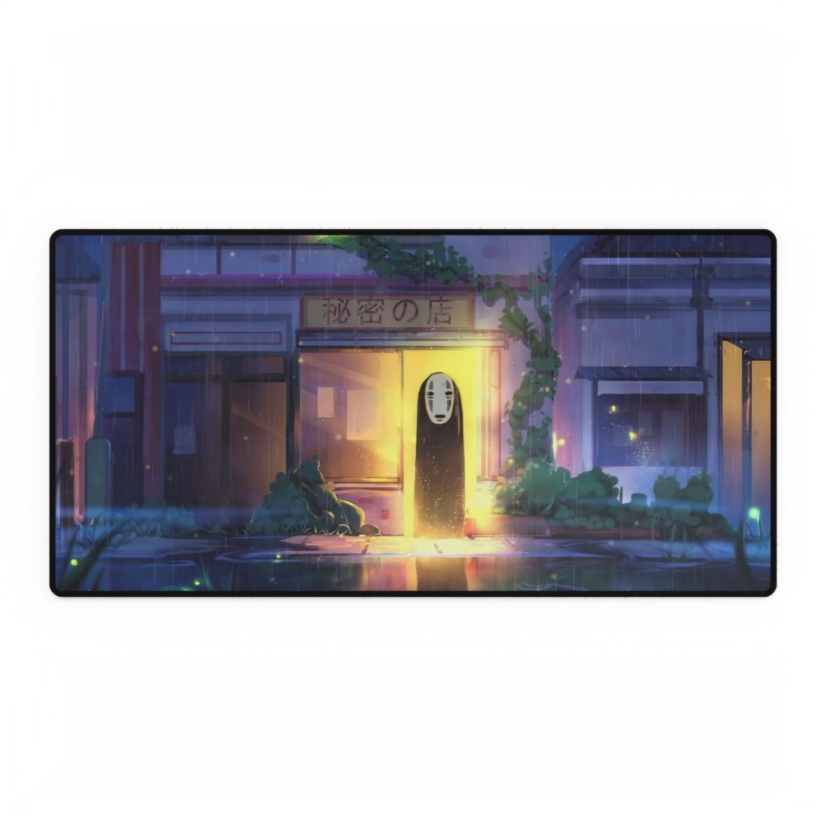 No Face, Spirited Away, Blue Desk Mat Anime & Manga XL Mousepads