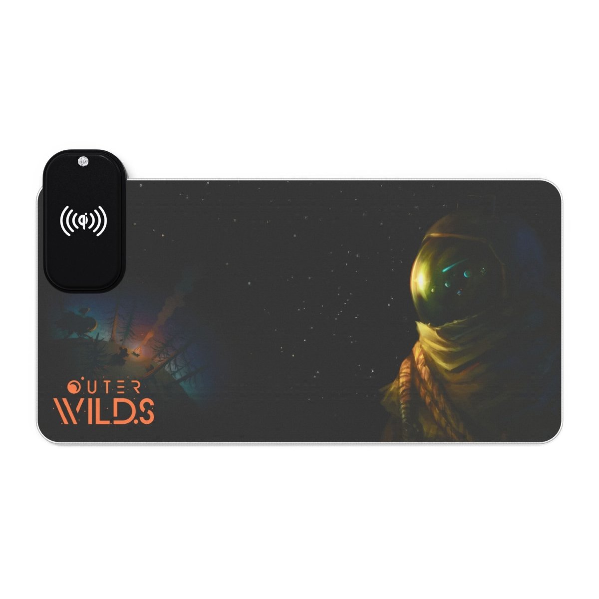 Outer Wilds Echoes #1, Wireless Charging LED + Wireless Charging Gaming XL Mousepads