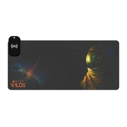 Outer Wilds Echoes #1, Wireless Charging LED + Wireless Charging Gaming XL Mousepads