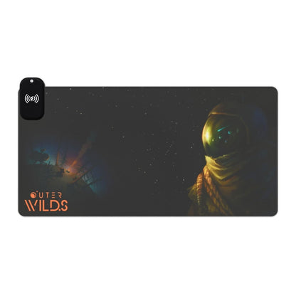 Outer Wilds Echoes #1, Wireless Charging LED + Wireless Charging Gaming XL Mousepads