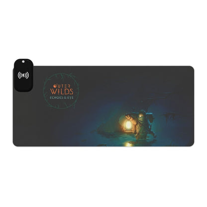 Outer Wilds Echoes #2, Wireless Charging LED + Wireless Charging Gaming XL Mousepads