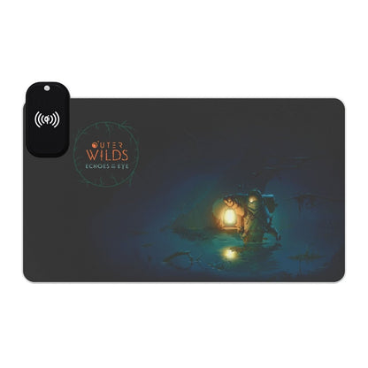 Outer Wilds Echoes #2, Wireless Charging LED + Wireless Charging Gaming XL Mousepads