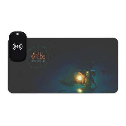 Outer Wilds Echoes #2, Wireless Charging LED + Wireless Charging Gaming XL Mousepads