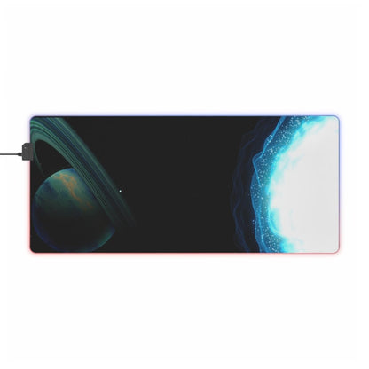 Outer Wilds Supernova and Planet LED LED Light - Up Gaming XL Mousepads