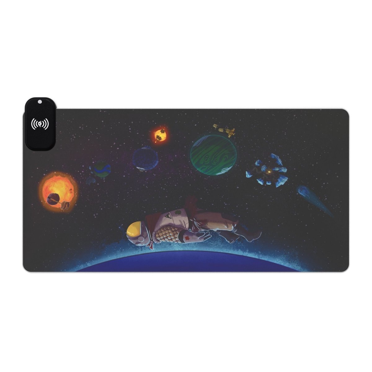 Outer Wilds, The Hatchling edition LED LED Light - Up Gaming XL Mousepads