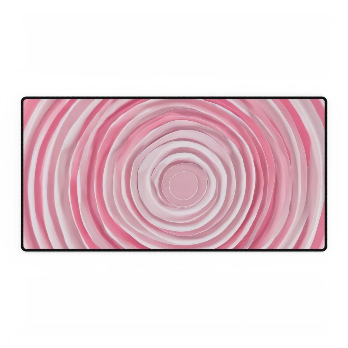 Pink and White Swirl Desk Mat Bling & Glamour XL Mousepads