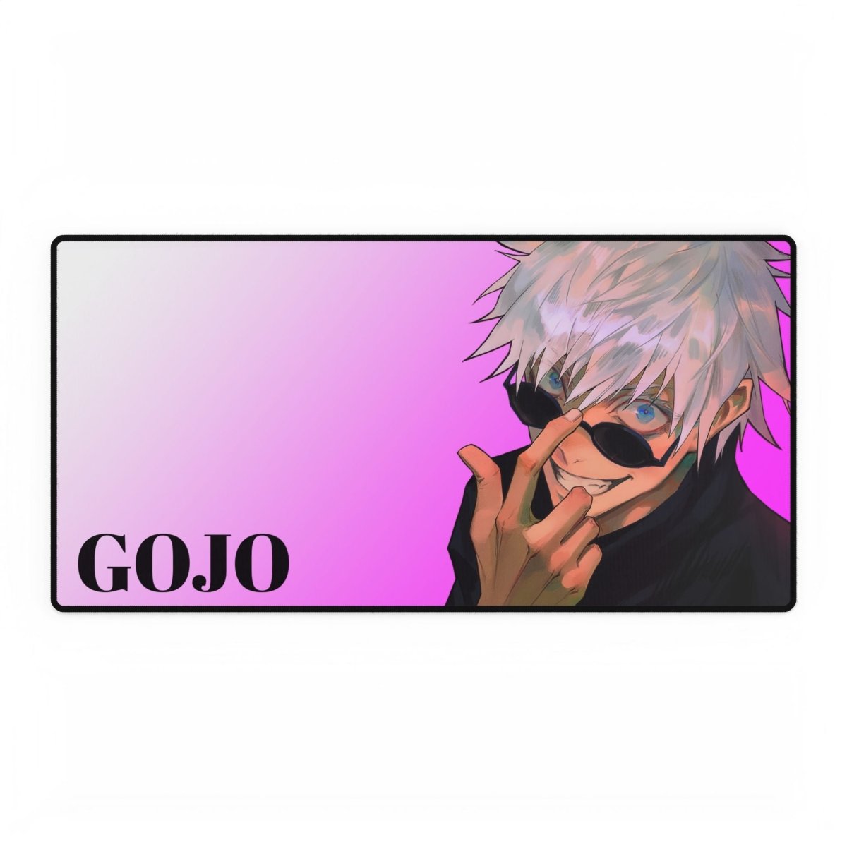 Satoru Gojo, Jujutsu Kaisen, Pink Desk Mat Anime & Manga XL Mousepads