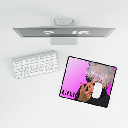 Satoru Gojo, Jujutsu Kaisen, Pink Desk Mat Anime & Manga XL Mousepads