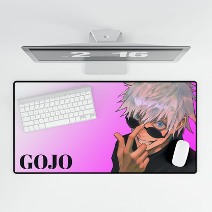 Satoru Gojo, Jujutsu Kaisen, Pink Desk Mat Anime & Manga XL Mousepads