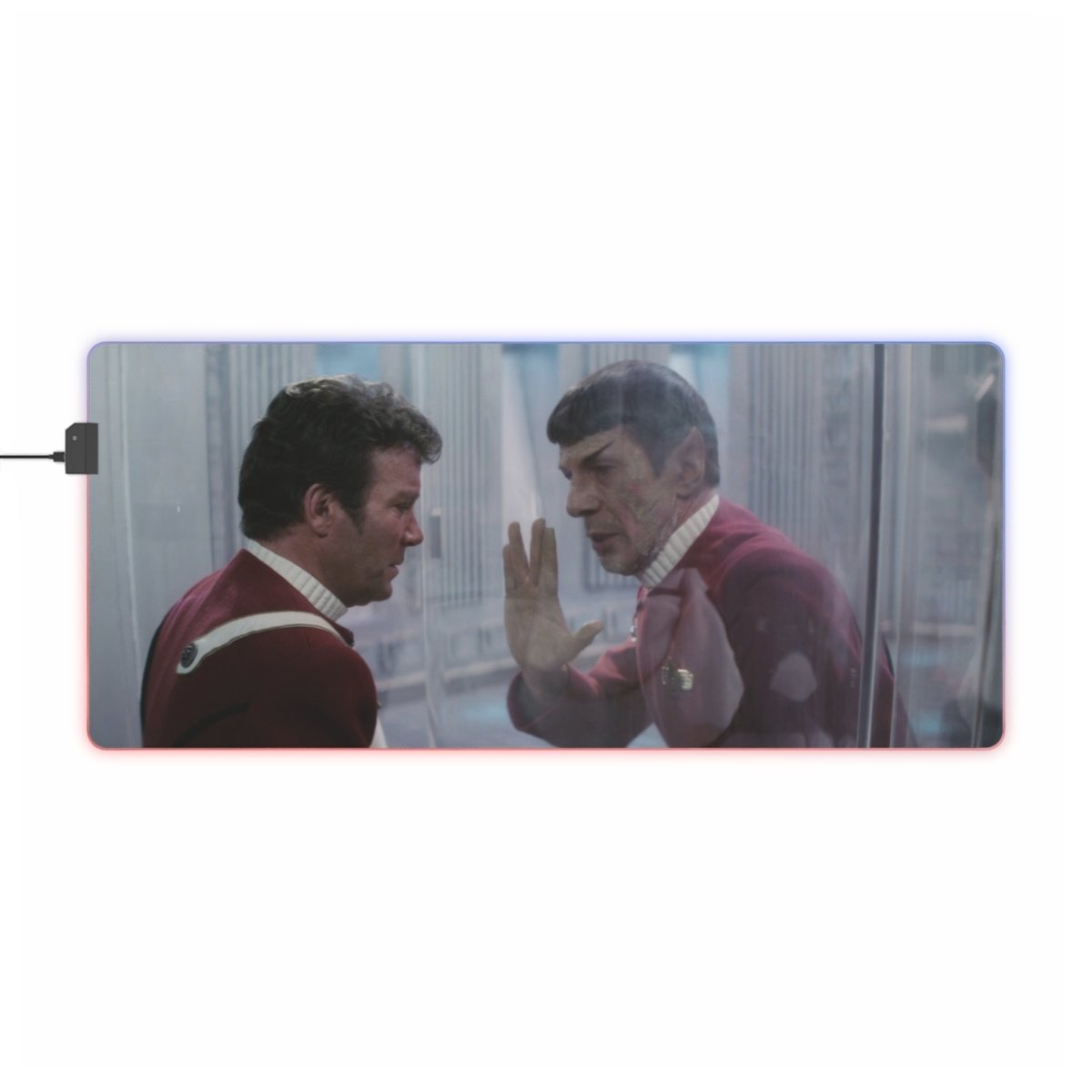 Spock Kirk LED, ST: Wrath of Khan LED Light - Up Sci - Fi, TV & Movies XL Mousepads