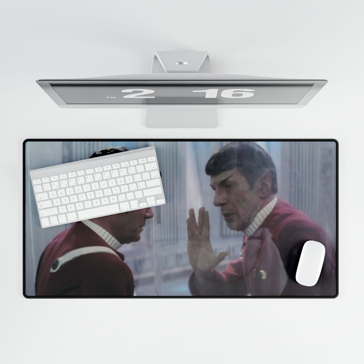 Spock Kirk, ST: Wrath of Khan Desk Mat Sci - Fi, TV & Movies XL Mousepads